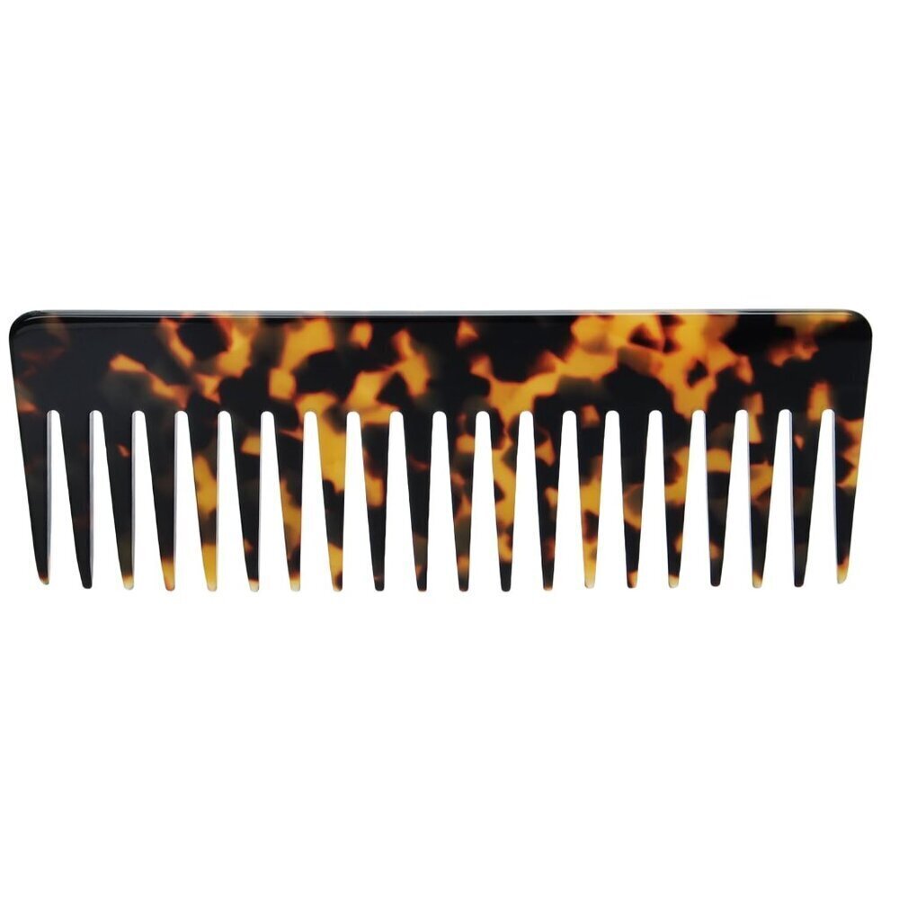 Wide Tooth Hair Comb Cellulose Acetate Thick Hair Detangling Styling